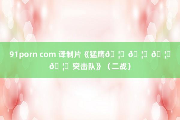 91porn com 译制片《猛鹰🦅🦅🦅🦅突击队》（二战）