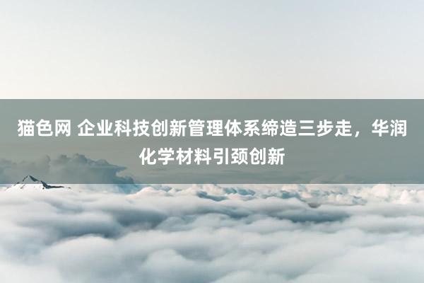 猫色网 企业科技创新管理体系缔造三步走，华润化学材料引颈创新